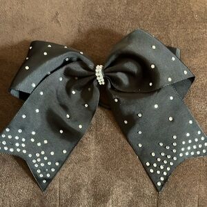 Black Cheer Bow